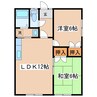 ミナモトハイツ 2LDKの間取り
