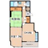 ハイツシャロム 2DKの間取り