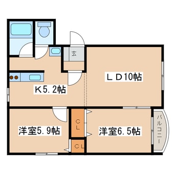 間取図 リヴィエール.Ｋ