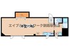 キャンパスハウス 1Rの間取り