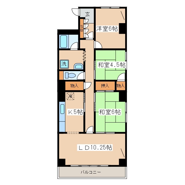 間取り図 サンセリテ釧路
