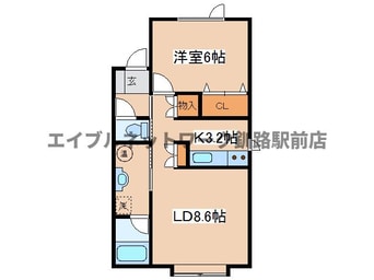 間取図 リバーサイドＲＨ