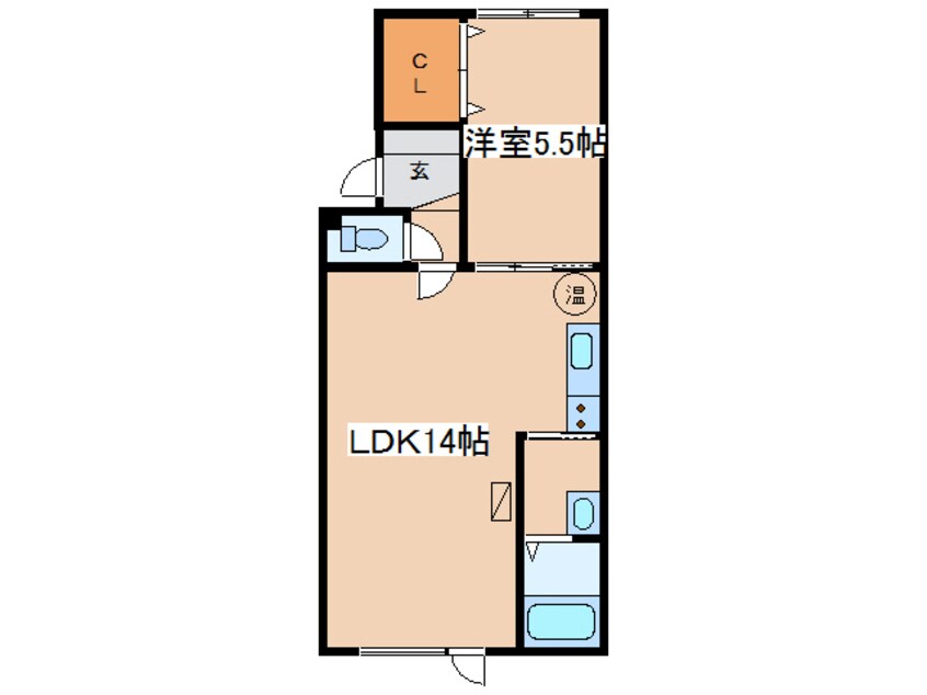 間取図 クレイトンハウスＳ