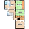 理興産業ビル 3Kの間取り