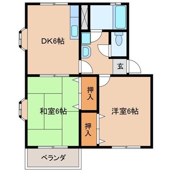 間取図 カモミール２６