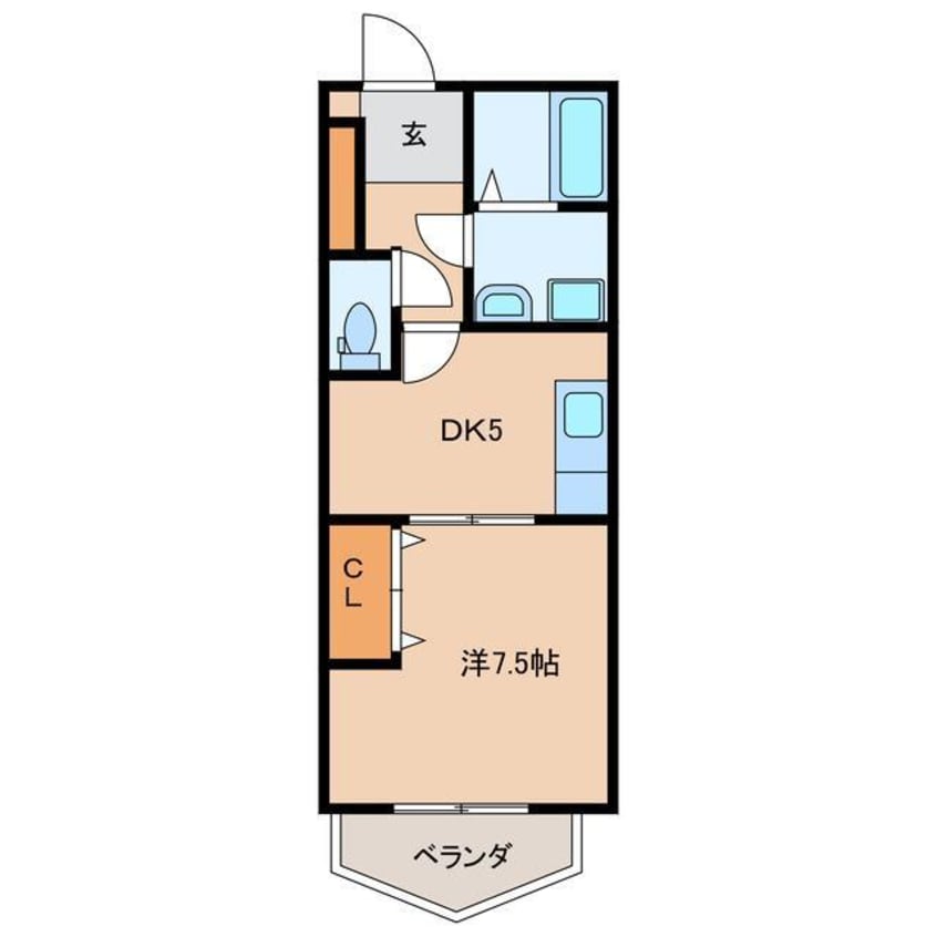 間取図 メゾンエクレール
