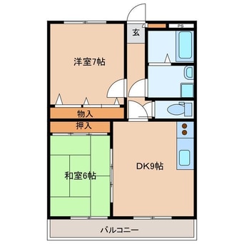 間取図 ファミール荏名