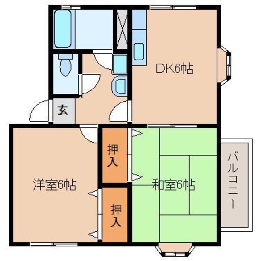 間取図 カモミール２１