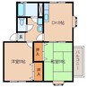 カモミール２１ 2DKの間取り