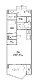 メゾン下呂(512)の間取図