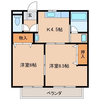 間取図 ひらのハイツ