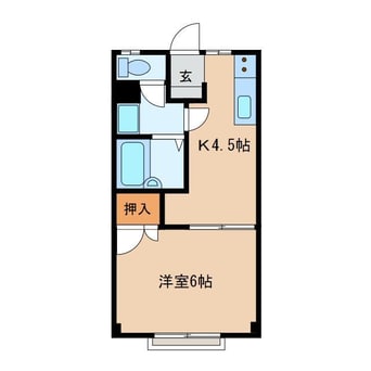 間取図 コーポ松山