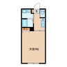 ビエナ山口Ｇ棟 1Kの間取り