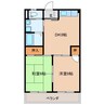 畑マンションII 2DKの間取り