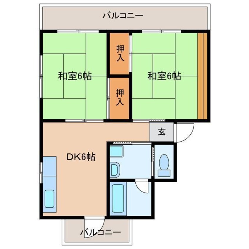 間取図 コープサンライズ