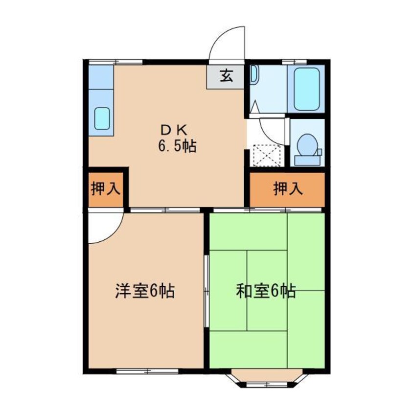 間取図 コーポラスヒロ