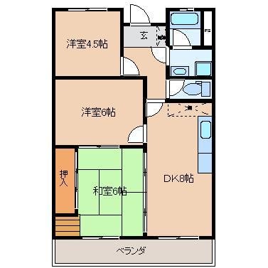 間取り図 Ｉマンション２