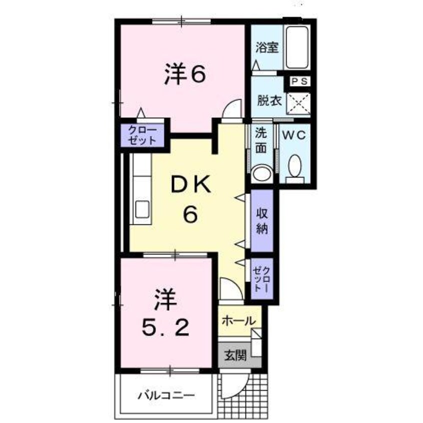 間取図 クラール　織部