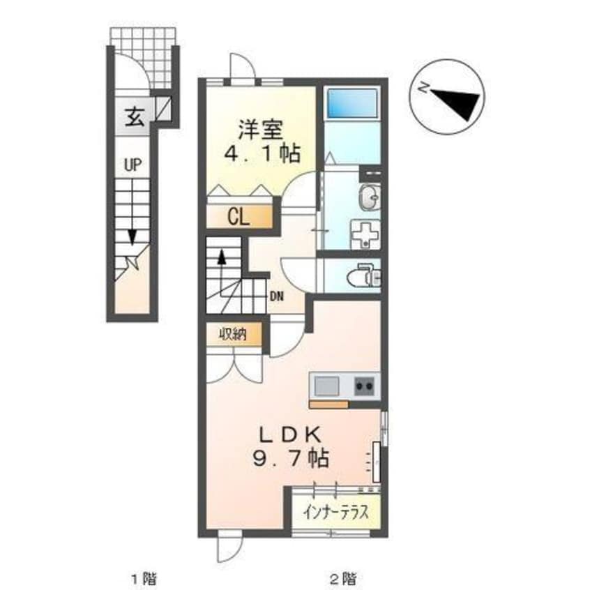 間取図 ベル　フォレ