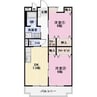 Limpiaネオライフ 2DKの間取り