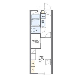 間取図 レオパレスカサガミ