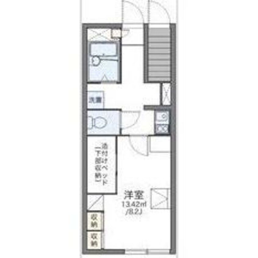 間取図 レオパレスタートル