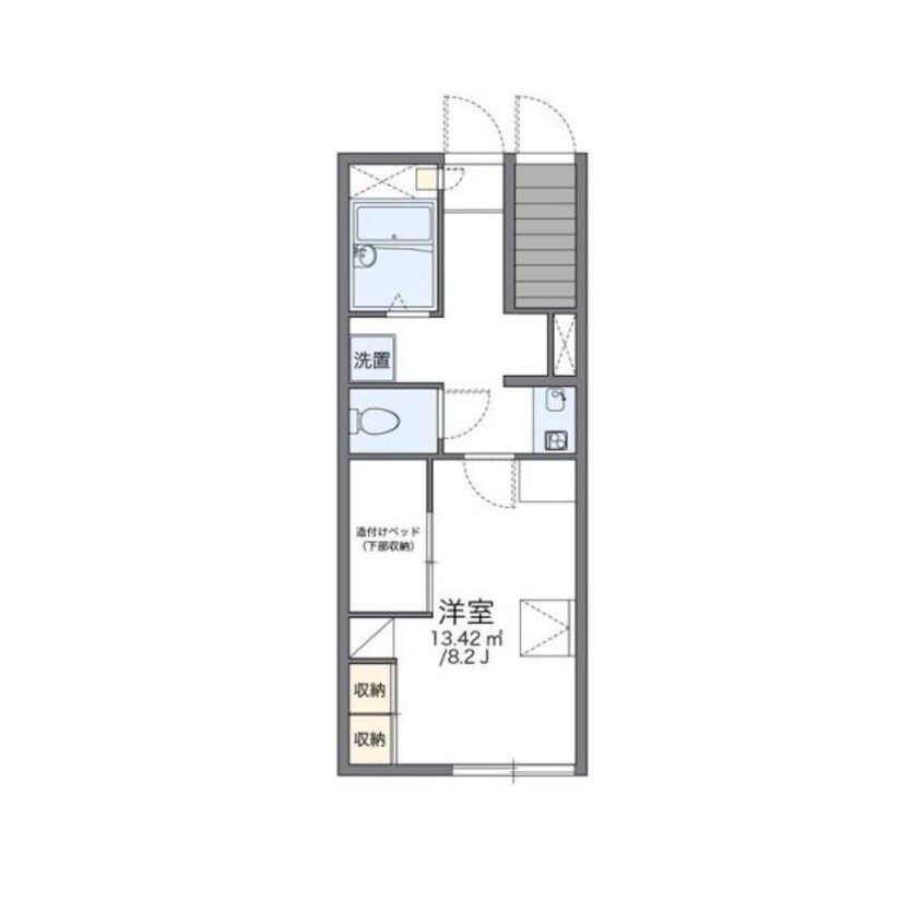 間取図 レオパレスやまと
