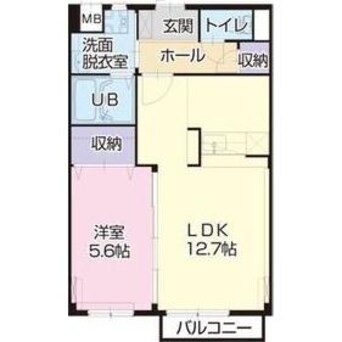 間取図 サークルレイクⅡ
