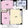Residence　COMFORT　B 2LDKの間取り
