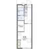 レオパレスＫＥＷ 1Kの間取り