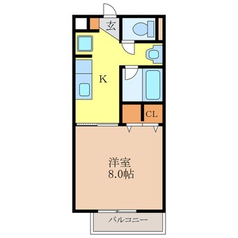 間取図 ホープ瑞浪Ⅱ