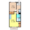 クレア一色の間取図