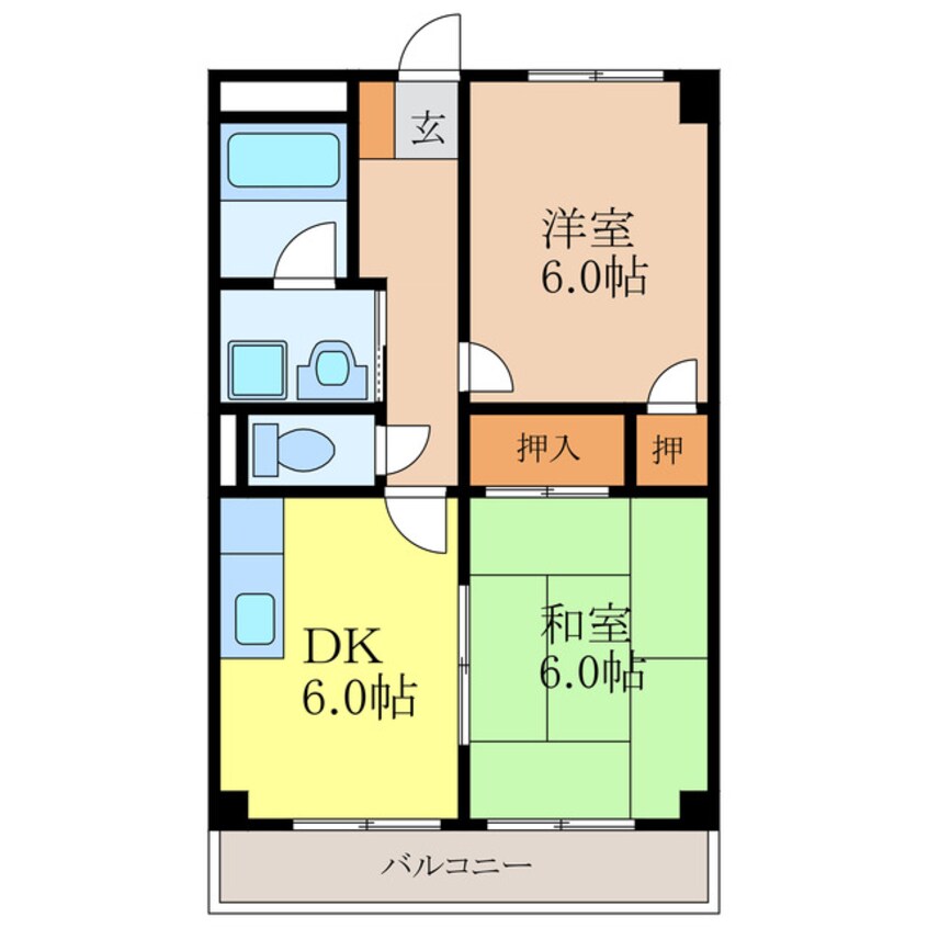 間取図 Surplus和合Ⅱ