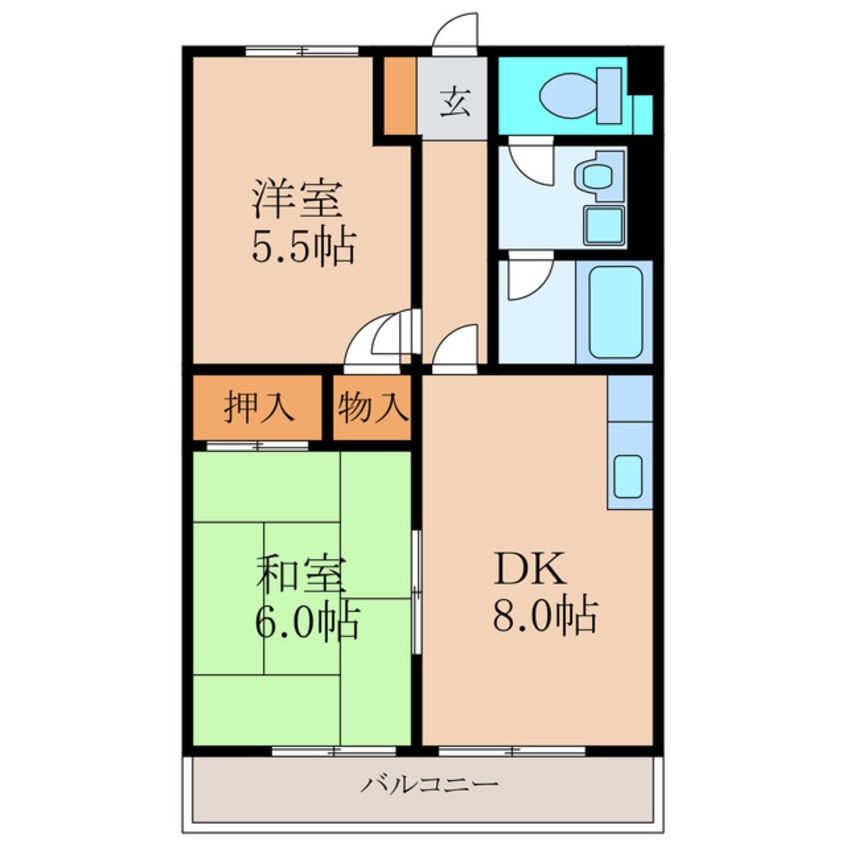 間取図 レジデンス・アダージオ