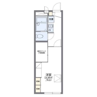 間取図 レオパレス西小田