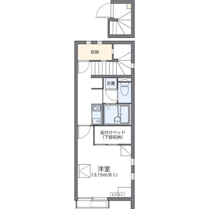 間取図 レオネクストみどうたうん　２１