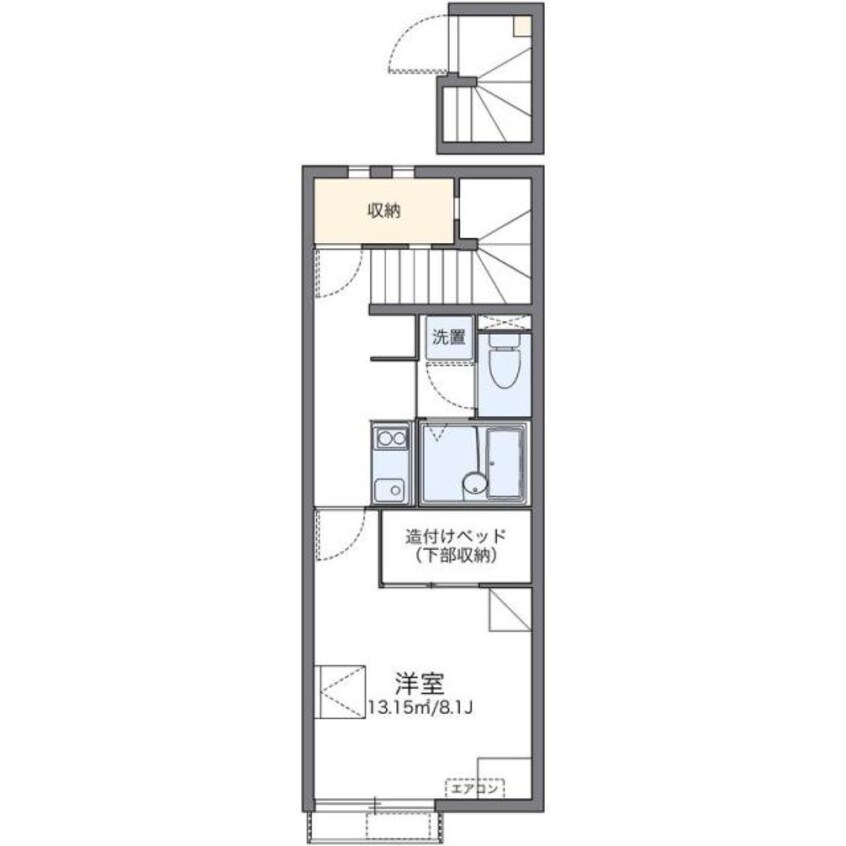 間取図 レオネクストみどうたうん　２１