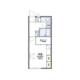 間取図 レオパレス江月