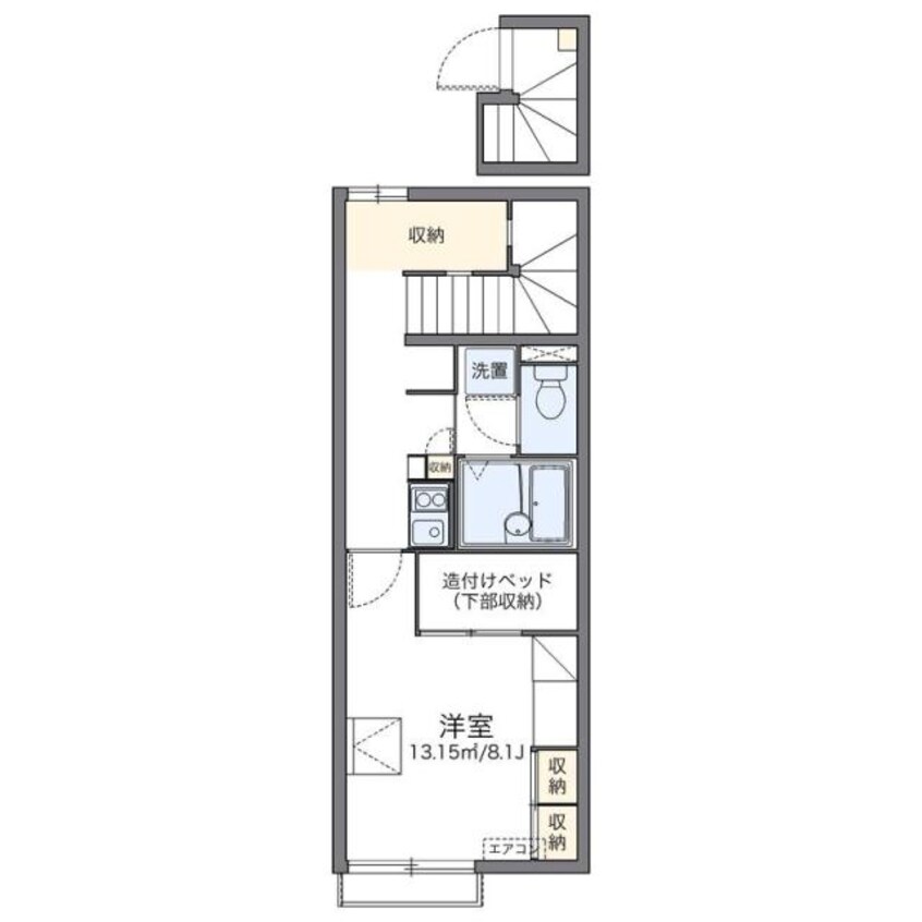 間取図 レオパレス山野田