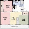 リバーサイドハイツ丸山A 3DKの間取り