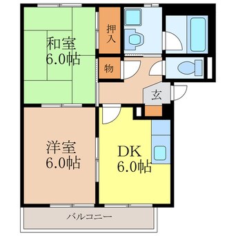 間取図 サン・フロンティアⅠ