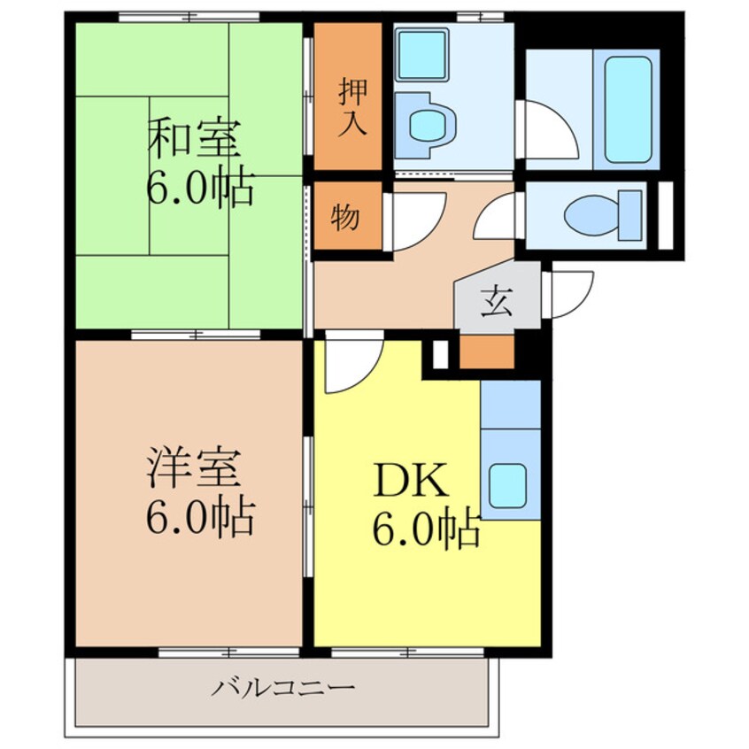 間取図 サン・フロンティアⅠ