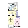 ラフレシールＡ 1LDKの間取り