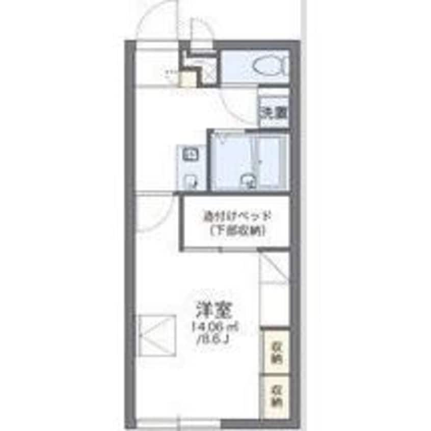 間取図 レオパレス南木曽庵