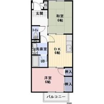 間取図 サンサープラスⅢ