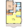 ハートフル音羽館 1LDKの間取り