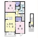 ガーデニングハウスの間取図