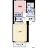 ファミール滝呂 1LDKの間取り