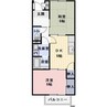 サンサープラスV 2DKの間取り