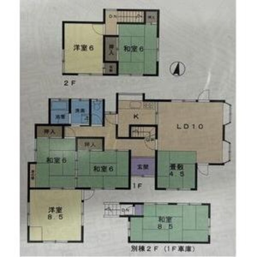 間取図 こだまの家IP北丘